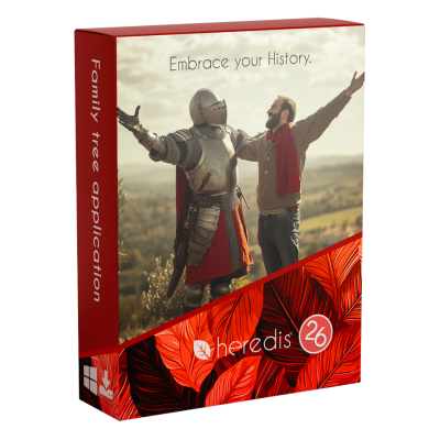 Family tree program for WINDOWS - HEREDIS 26 Upgrade