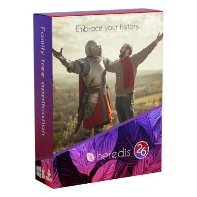 Family tree program for WINDOWS & MAC - HEREDIS 26