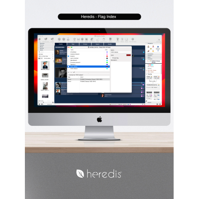 Family tree program for WINDOWS & MAC - HEREDIS 26