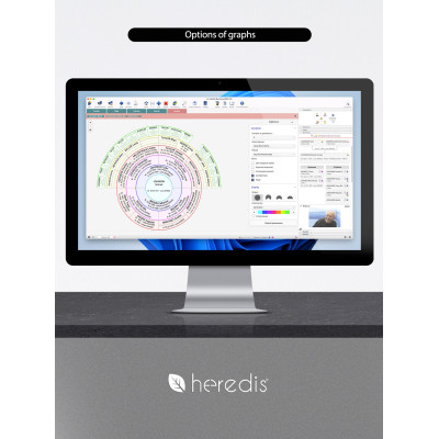 Family tree program for WINDOWS - HEREDIS 26 Upgrade