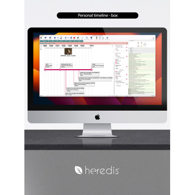 Family tree program for WINDOWS & MAC - HEREDIS 26