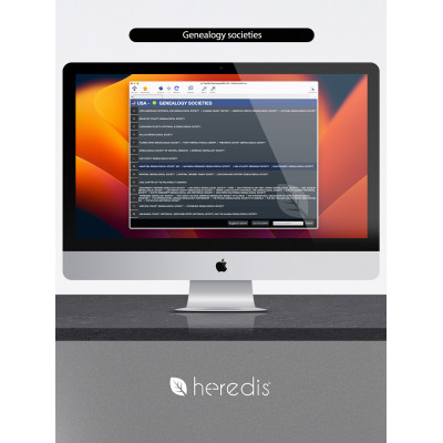 Family tree program for WINDOWS & MAC - HEREDIS 26