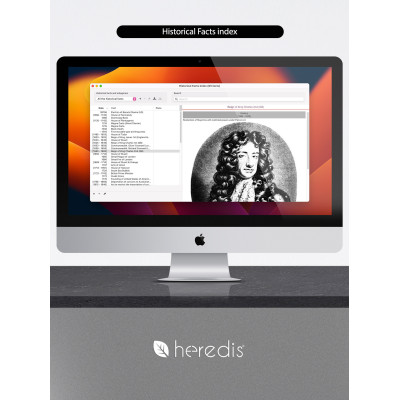 Family tree program for WINDOWS & MAC - HEREDIS 26