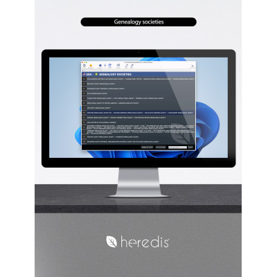 Family tree program for WINDOWS & MAC - HEREDIS 26