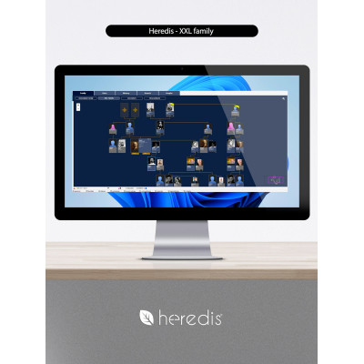 Family tree program for WINDOWS - HEREDIS 26