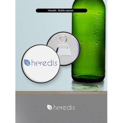 Metal Magnet & Bottle Opener Heredis